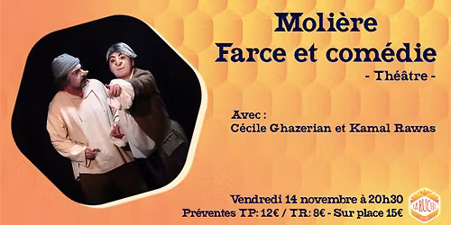 Moli\u00e8re, farce et com\u00e9die
