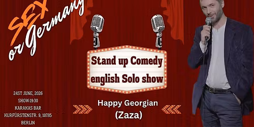 Sex or germany - Solo stand up comedy show