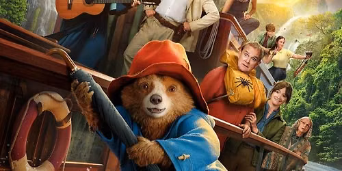 Projection plein air : Paddington au P\u00e9rou