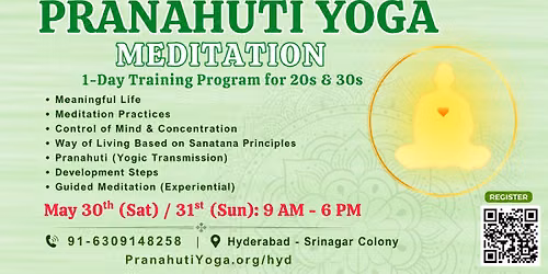 Free Meditation Training Program (Hyderabad, India)