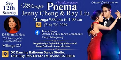 Milonga Poema-Saturday Sep 12th