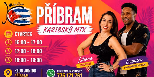 \ud83d\udc83 Objevte Karibsk\u00fd mix | Tane\u010dn\u00ed kurzy pro \u017eeny v P\u0159\u00edbrami