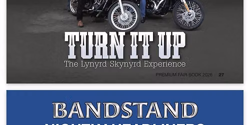Turn It Up, The Lynyrd Skynyrd Experience at The Ross County Fair Campgrounds