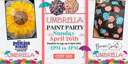 Umbrella Paint Party!
