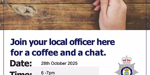 Orchard Park Coffee with a Cop