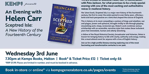 Evening with Helen Carr - Sceptred Isle
