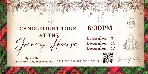 Holiday Candlelight Tour of Sperry House