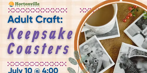Summer Adult Craft Series: Keepsake Coasters