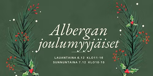 Joulumyyj\u00e4iset Albergan kartanossa