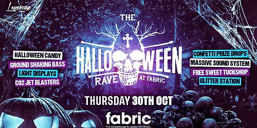 The Halloween Rave at Fabric! Halloween 2025 \ud83c\udfc6