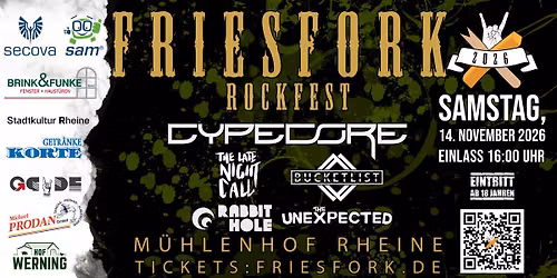 Friesfork Rockfest 2026