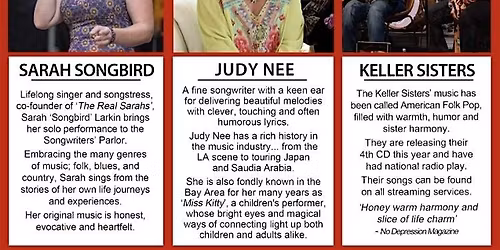 Judy Nee\u2019s Songwriters\u2019 Parlor \u2013 In The Round