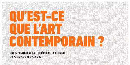 Inauguration de l'exposition "Qu'est-ce que l'art contemporain?"