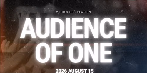 Audience of One: God, Our Helper