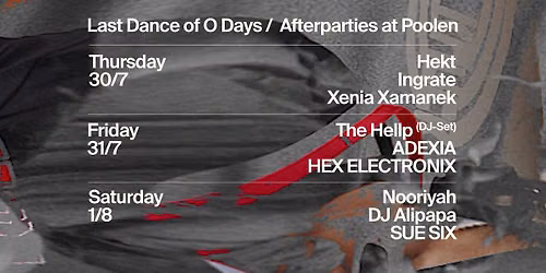 O Days Afterparty with Nooriyah \/\/ Poolen Outside