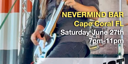 STEREO RIOT at Nevermind Bar 7pm