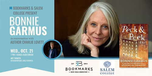 Bookmarks & Salem College Present Bonnie Garmus