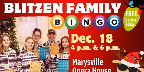 Blitzen Family BINGO (4 p.m.)
