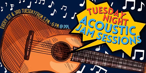 Tuesday Night Acoustic Jam Sessions @ The Peoria Main Library