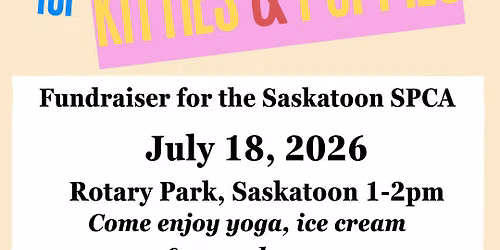 YOGA for Kitties & Puppies: SPCA Fundraiser 