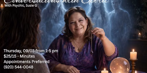 Mediumship Readings with Susie G. of Conversations with Spirit