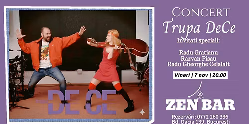 Trupa "DeCe" live la Zen Bar