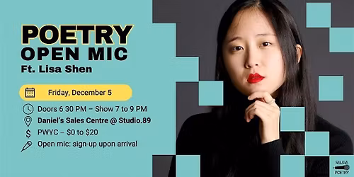 Poetry Open Mic ft. Lisa Shen