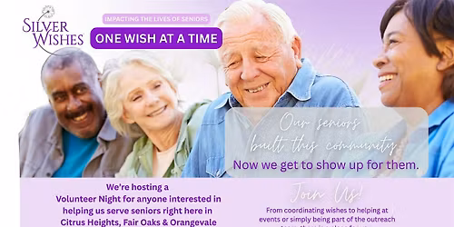 Silver Wishes - Volunteer Night