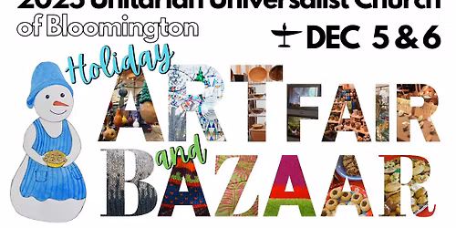 Annual Holiday Art Fair and Bazaar!