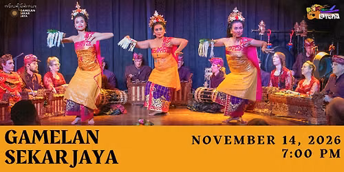 Gamelan Sekar Jaya Performance at La Pe\u00f1a