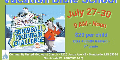 VBS Snowball Mountain Challenge