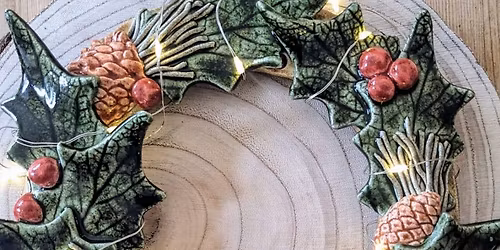 Clay Holly Wreath Workshop