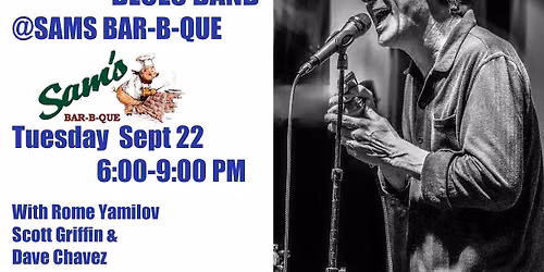 Jimmy Dewrance Blues Band @ Sam's Bar-B-Que 9\/22