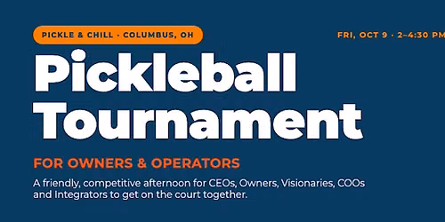 Pickleball Doubles Tournament for Owners & Operators