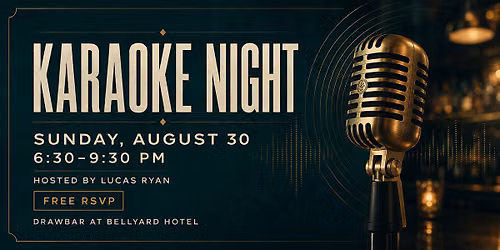 Karaoke Night at Drawbar | Hosted by Lucas Ryan