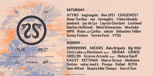 CRSSD Festival Fall '26