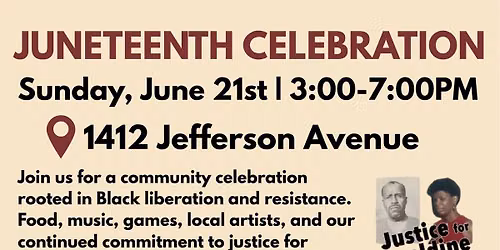 Juneteenth Celebration and Cookout