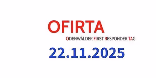 15. Odenw\u00e4lder First Responder Tag - OFIRTA