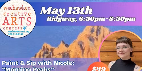 Paint & Sip with Nicole: "Morning Peaks"