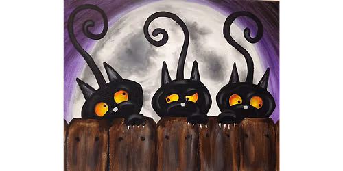 Scaredy Cats - Paint and Sip in Cincinnati | Classpop!\u2122