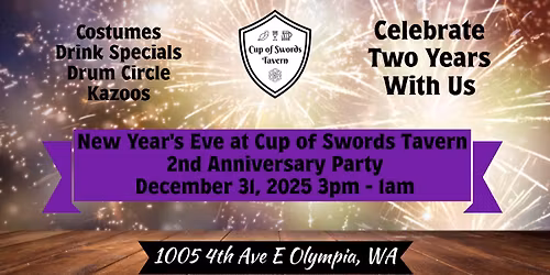 Cup of Swords Tavern Anniversary Party