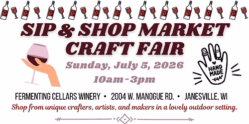 Sip & Shop Market Craft Fair