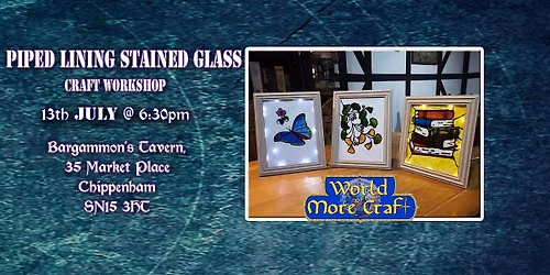 Piped Lining Stained Glass Craft Workshop
