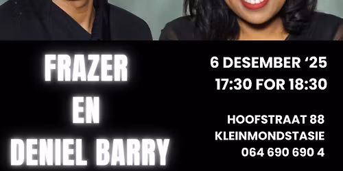 Kleurvolle Karakters-  Frazer en Deniel Barry