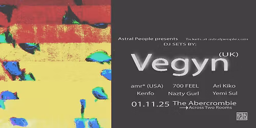 VEGYN (DJ SET) | SYDNEY | THE ABERCROMBIE
