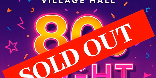 80's Night - SOLD OUT!