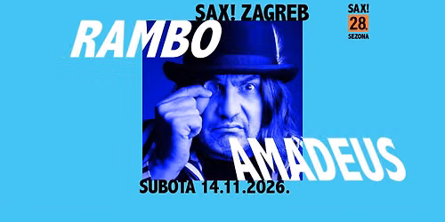 Rambo Amadeus u Zagrebu - klub Sax!