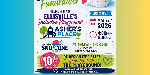 Ballwin Sno-Cone Fundraiser for Ellisville's Inclusive Playground - Asher's Place