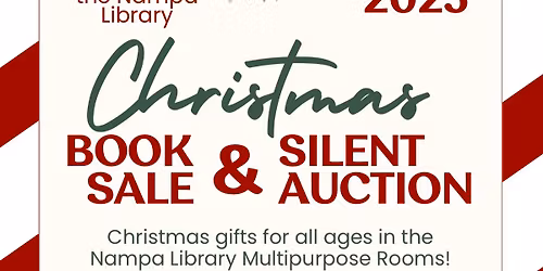 Friends of the Library Christmas book sale and silent auction