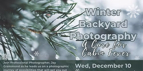 Backyard Photography-A Cure for Cabin Fever
